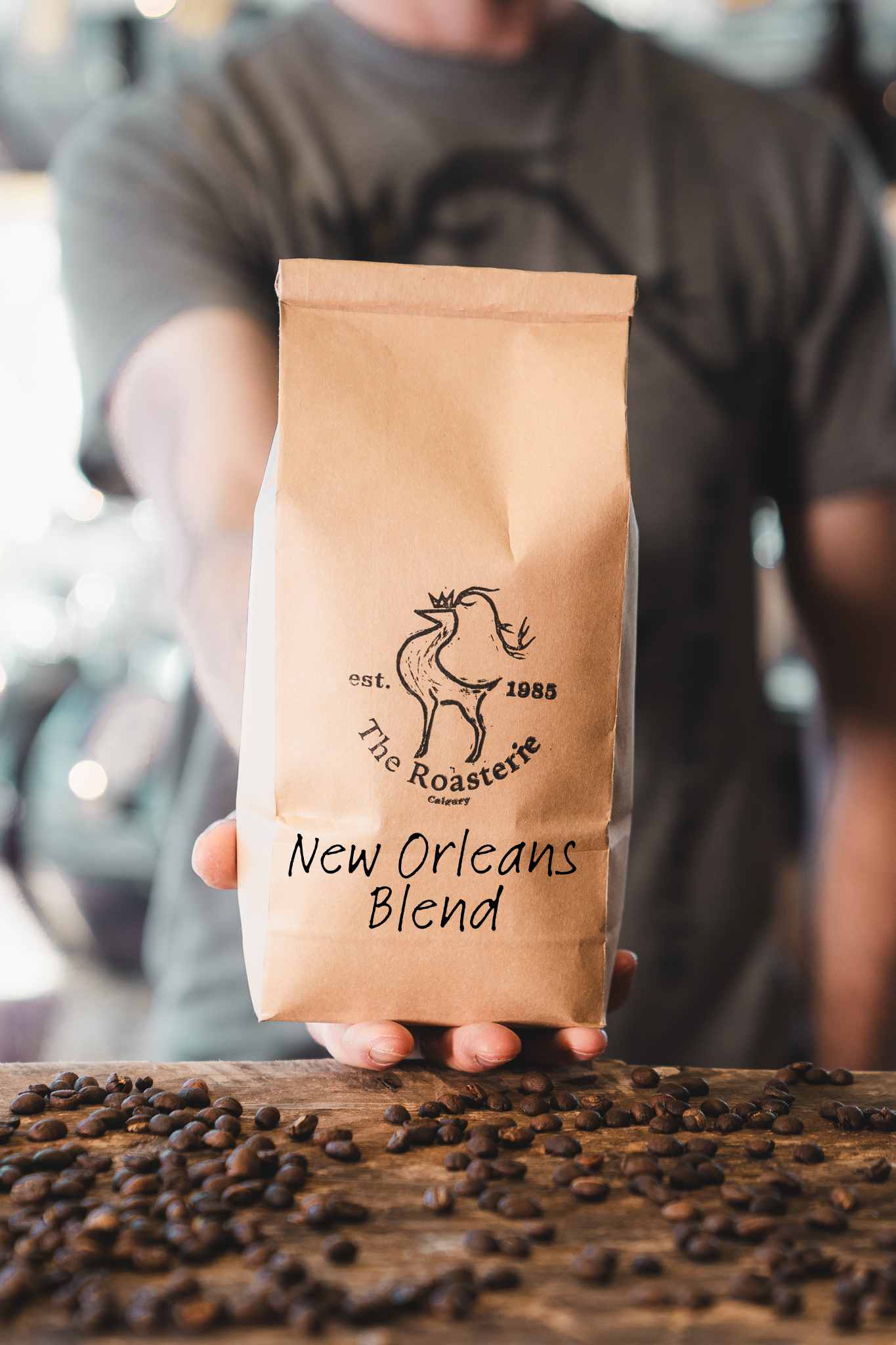 Smokey and rich - Louisana style of coffee the New Orleans.