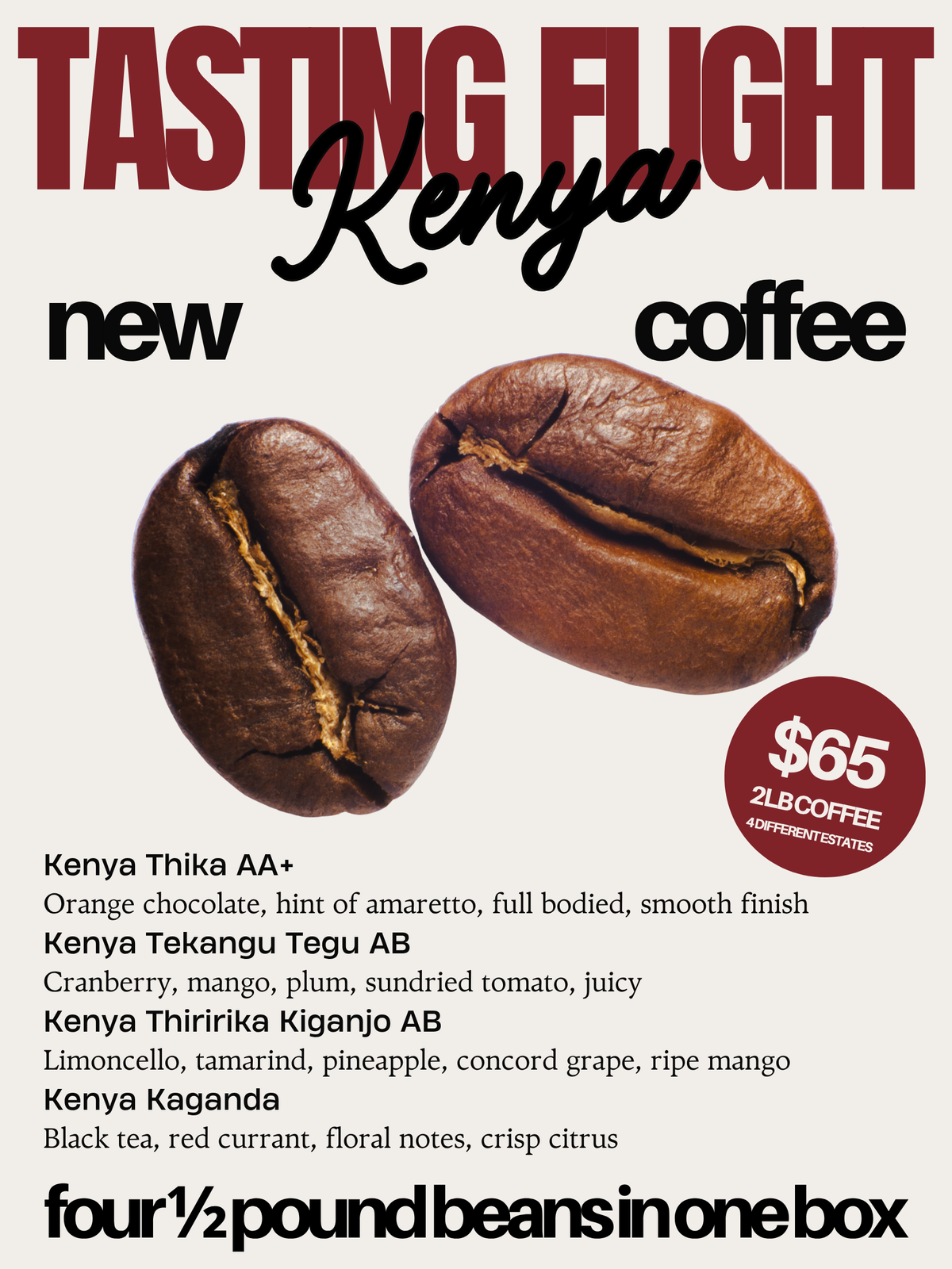 Kenyan Tasting Flight (4 x 1/2 lb)