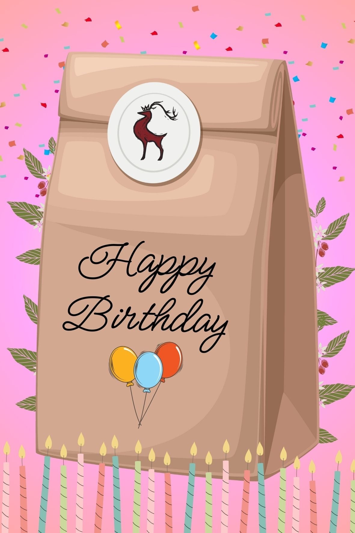 Gift Tag - Happy Birthday