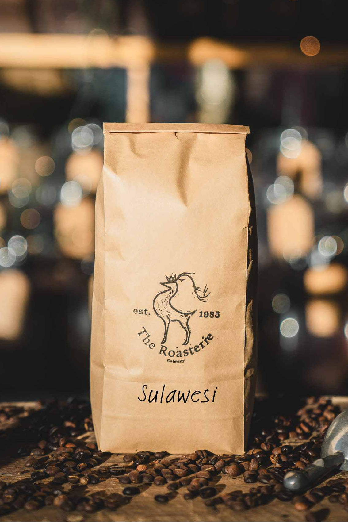 Delicious Sulawesi Toraja coffee beans.