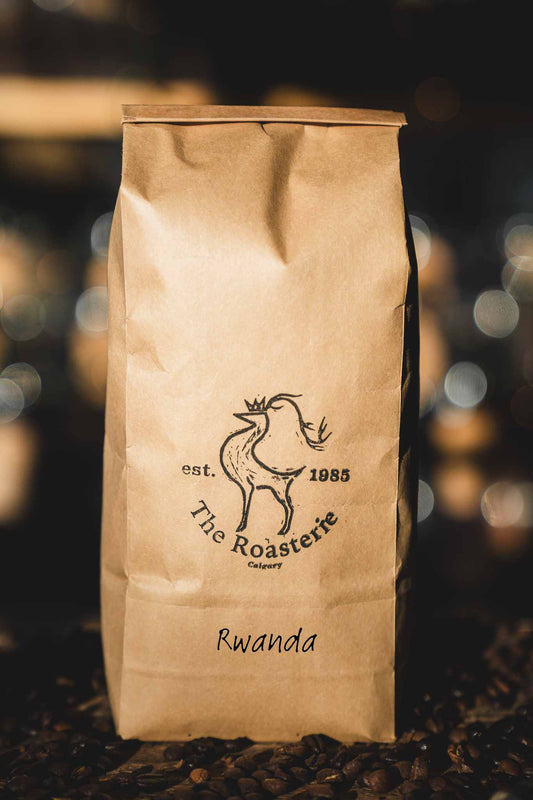 Amazing coffee beans roasted just here in Kensington. exotic Rwanda!